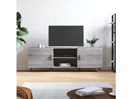 vidaXL TV skrinka sivý dub sonoma 150x30x50 cm kompozitné drevo