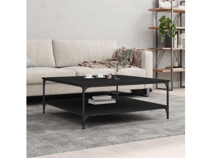 vidaXL Konferenčný stolík čierny 100x100x40 cm kompozitné drevo