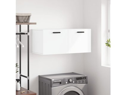 vidaXL Nástenná skrinka biela 80x36,5x35 cm kompozitné drevo