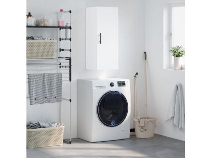 vidaXL Nástenná skrinka biela 34,5x34x90 cm