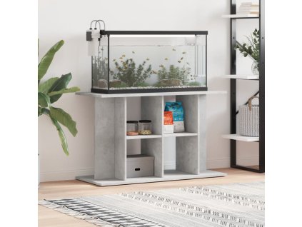 vidaXL Stojan na akvárium betónový sivý 100x40x60 cm kompozitné drevo