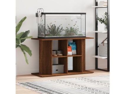 vidaXL Stojan na akvárium hnedý dub 100x40x60 cm kompozitné drevo