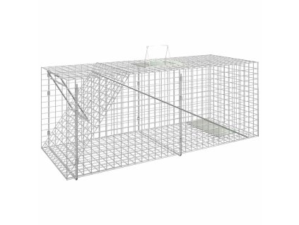 vidaXL Pasca na zvieratá 64,5x25x26,5 cm pozinkované železo