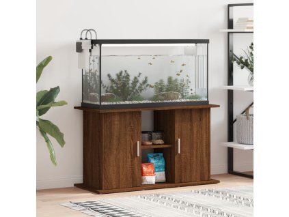 vidaXL Stojan na akvárium hnedý dub 101x41x58 cm kompozitné drevo