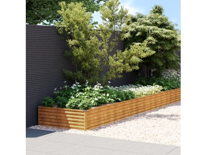 vidaXL Vyvýšený záhradný záhon 960x100x36 cm cortenová oceľ