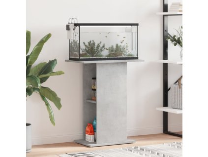 vidaXL Stojan na akvárium betónový 60,5x36x72,5 cm kompozitné drevo