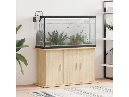 vidaXL Stojan na akvárium dub sonoma 101x41x58 cm kompozitné drevo