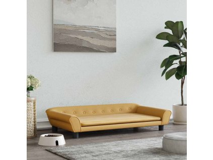 vidaXL Pelech pre psa hnedý 100x50x21 cm zamat