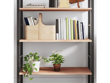 vidaXL Nástenná polica 100x40x2 cm neošetrený dubový masív