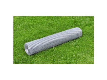 vidaXL Drôtené pletivo pozinkovaná oceľ 25x1 m strieborné