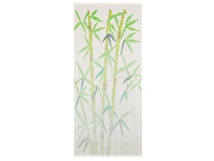 vidaXL Bambusový záves proti hmyzu do dverí 90x200 cm