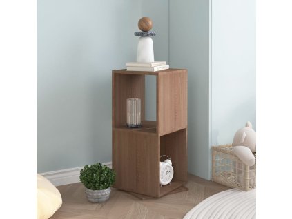 vidaXL Otočná skrinka, dub sonoma 34,5x34,5x75,5 cm, kompozitné drevo