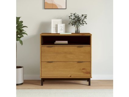 vidaXL Skrinka so zásuvkami FLAM 80x40x80 cm borovicový masív