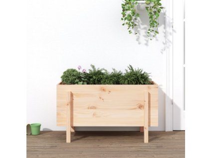 vidaXL Záhradný vyvýšený záhon 101x50x57 cm masívna borovica