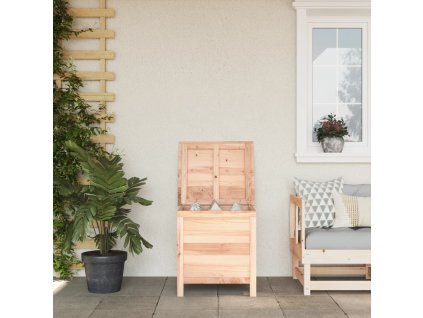 vidaXL Záhradný úložný box 50x49x56,5 cm jedľové masívne drevo