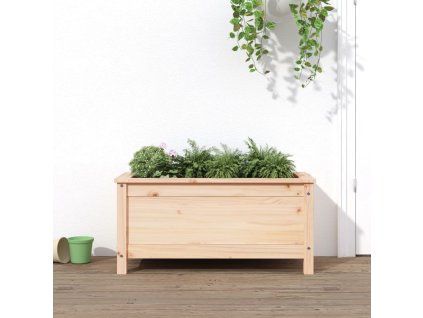 vidaXL Záhradný kvetináč 82,5x40x39 cm borovicový masív