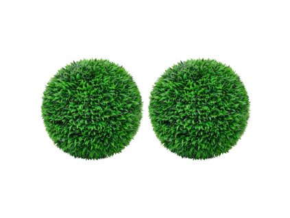 vidaXL Umelý krušpán v tvare gule 2 ks 55 cm