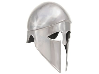 vidaXL Grécka antická prilba pre LARP starožitná replika strieborná oceľ