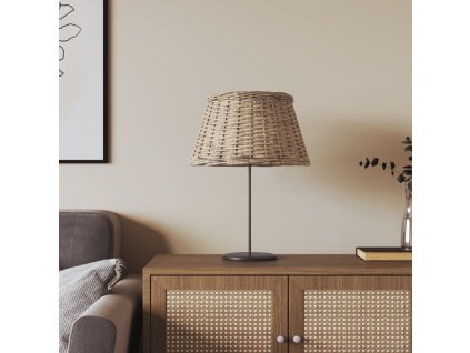 vidaXL Tienidlo na lampu hnedé Ø50x30 cm prútené