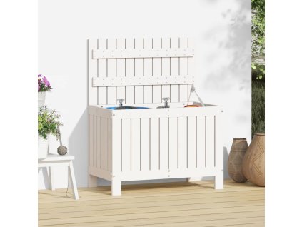 vidaXL Záhradný úložný box 76x42,5x54 cm masívna borovica