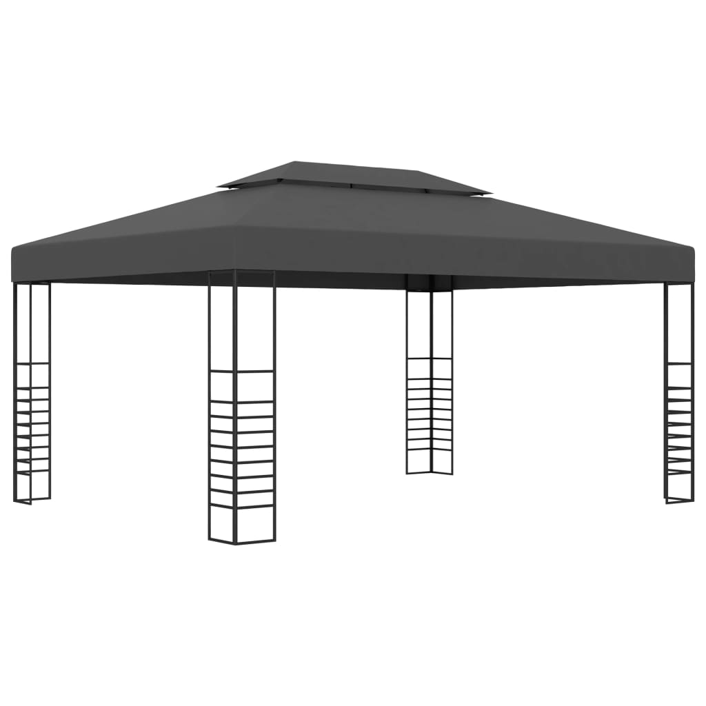 vidaXL Altánok 3x4 m, antracitový