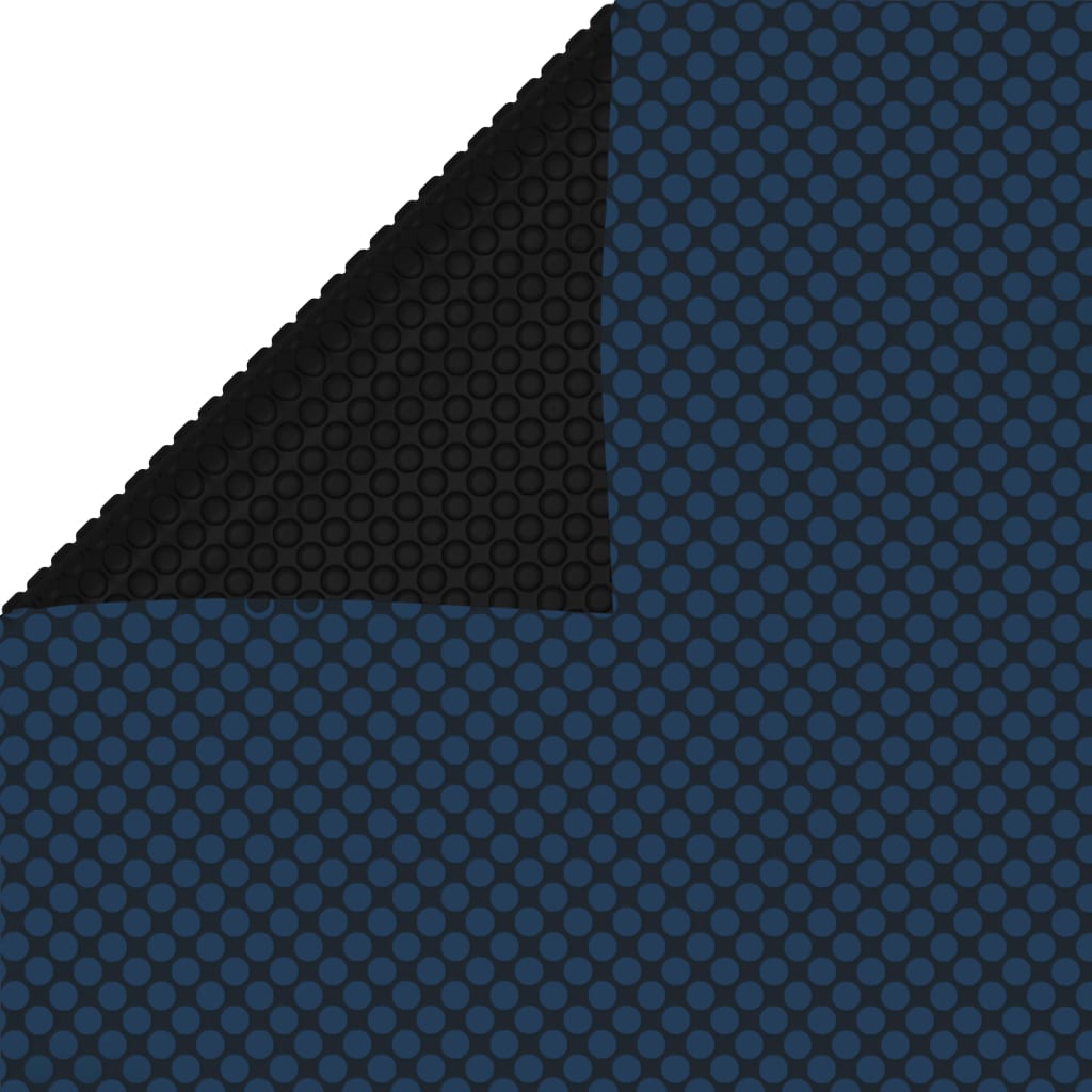vidaXL Plávajúca solárna bazénová fólia z PE 600x300 cm čierna a modrá