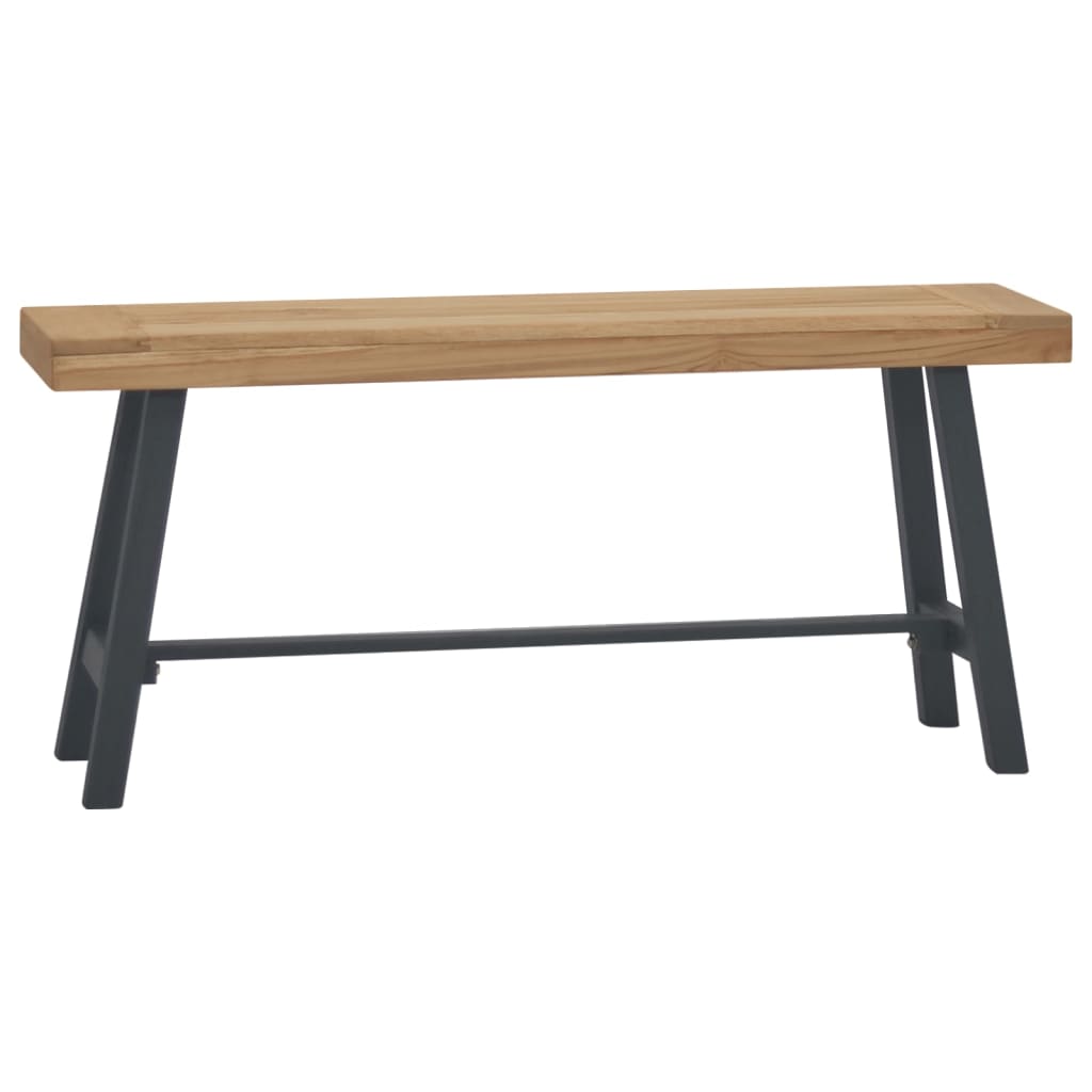 vidaXL Lavica 110 cm masívne tíkové drevo