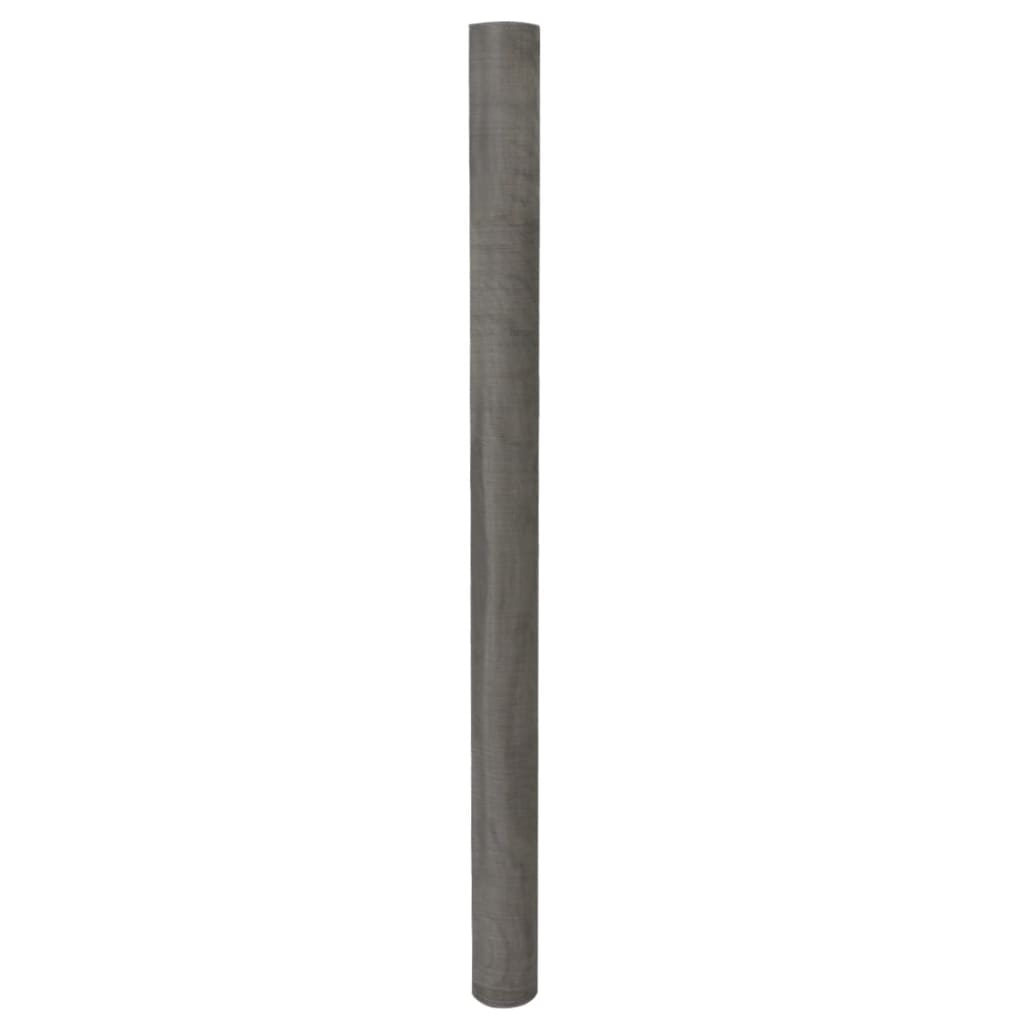 vidaXL Sieť proti hmyzu, nehrdzavejúca oceľ 100x1000 cm, strieborná