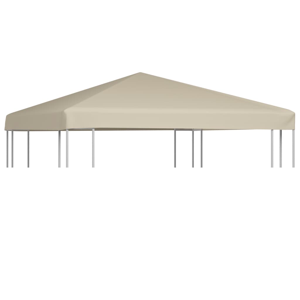 vidaXL Strieška na altánok 310 g/m² 3x3 m, béžová
