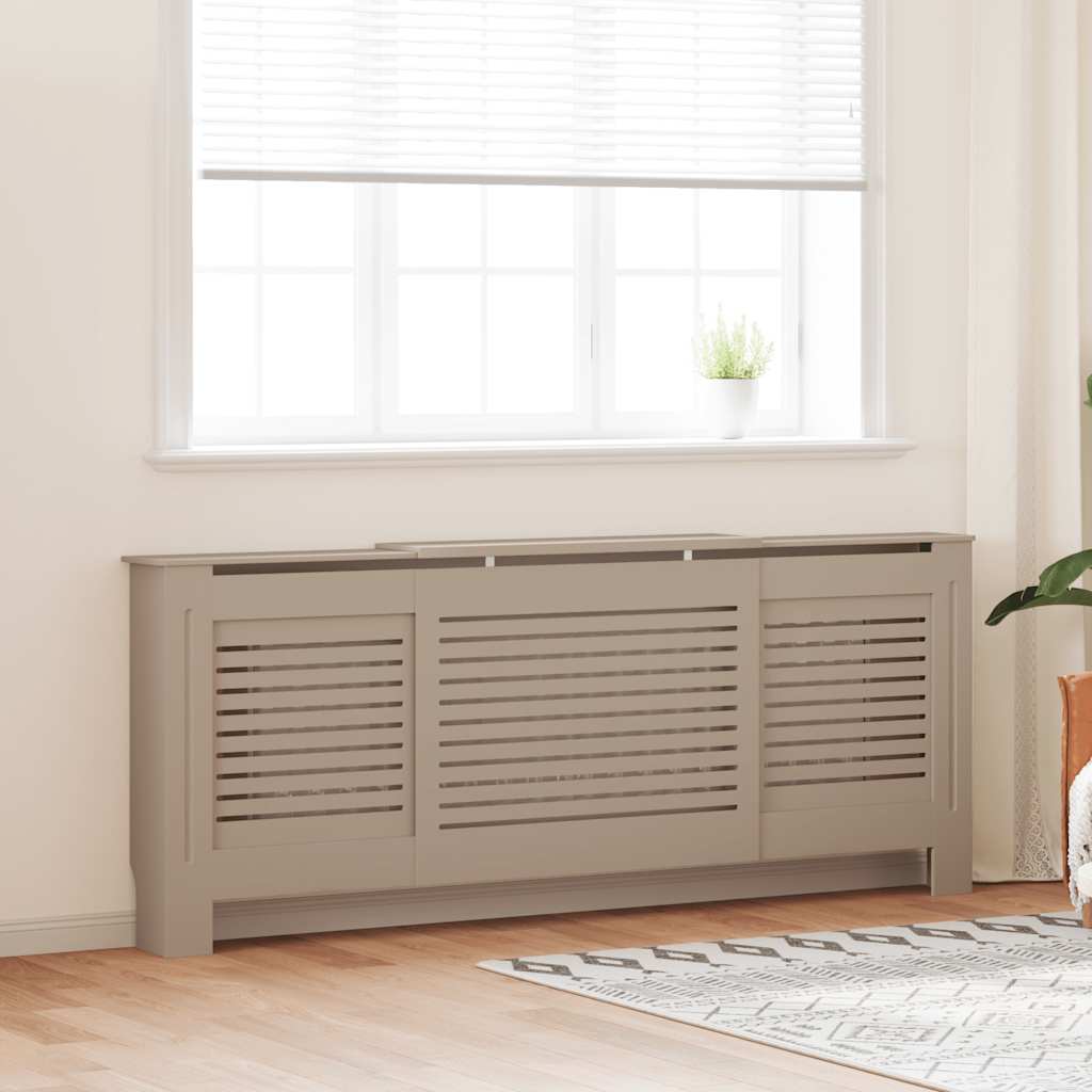 vidaXL Kryt na radiátor 205 cm MDF