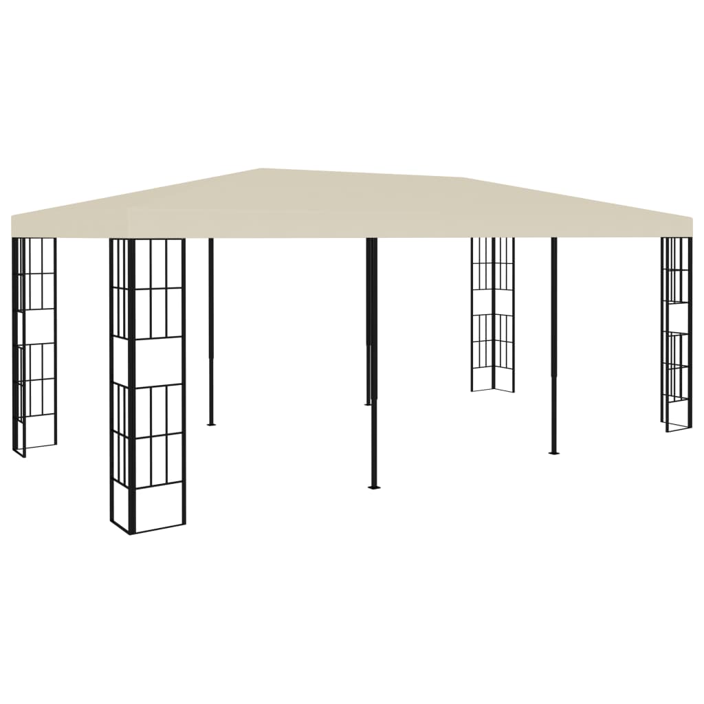 vidaXL Altánok krémový 3x6 m