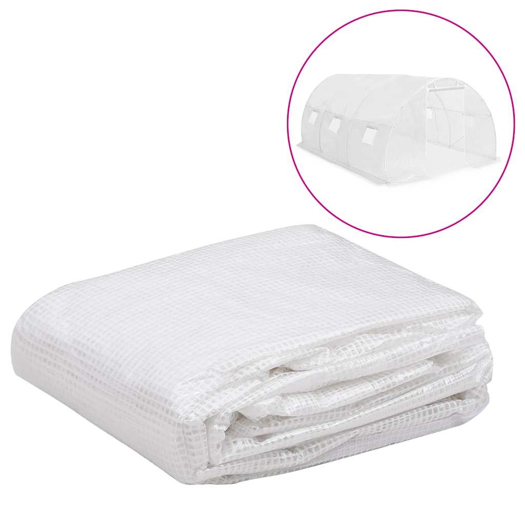 vidaXL Náhradná plachta na skleník (13,5 m²) 3x4,5x2 m, priehľadná