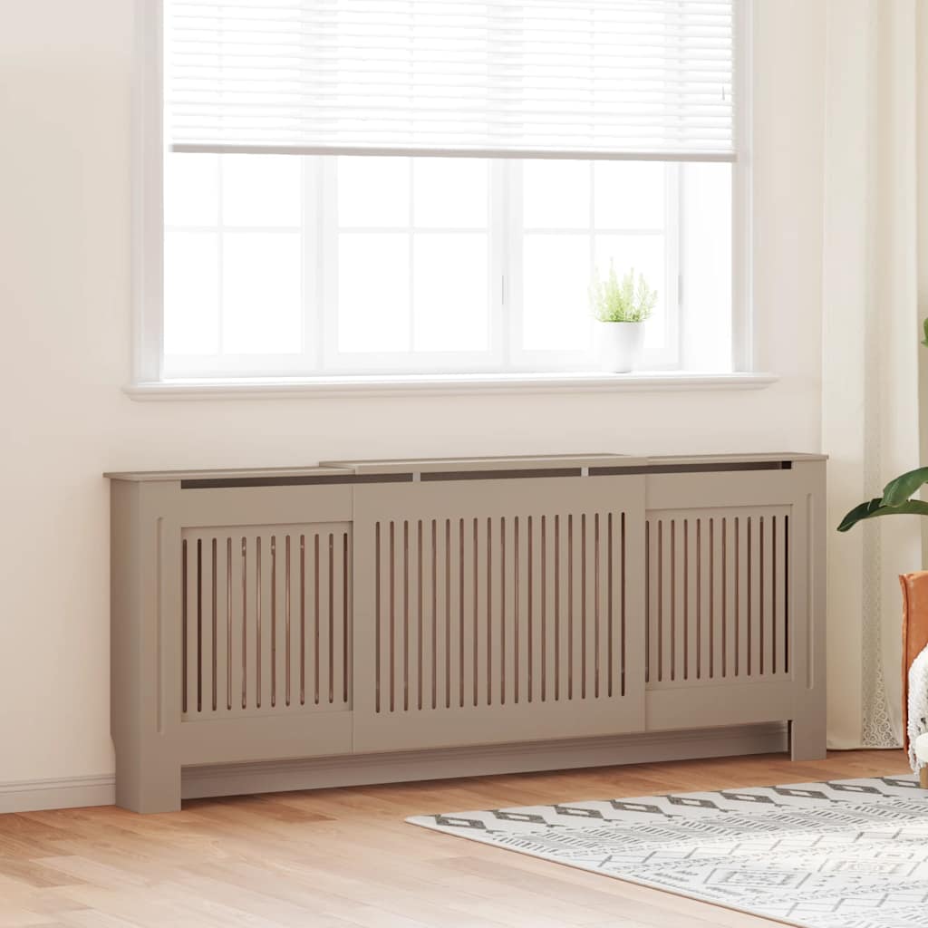 vidaXL Kryt na radiátor 205 cm MDF