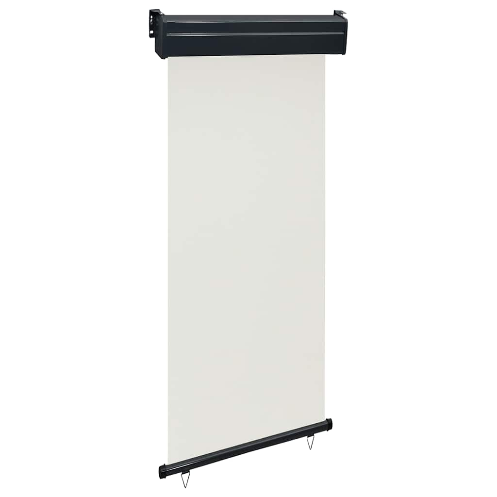 vidaXL Bočná markíza na balkón 80x250 cm, krémová