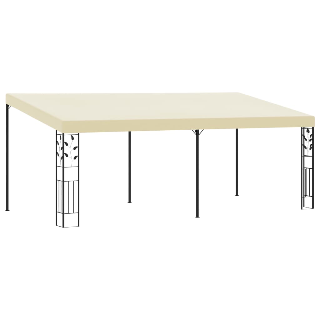 vidaXL Nástenný altánok krémový 6x3x2,5 m