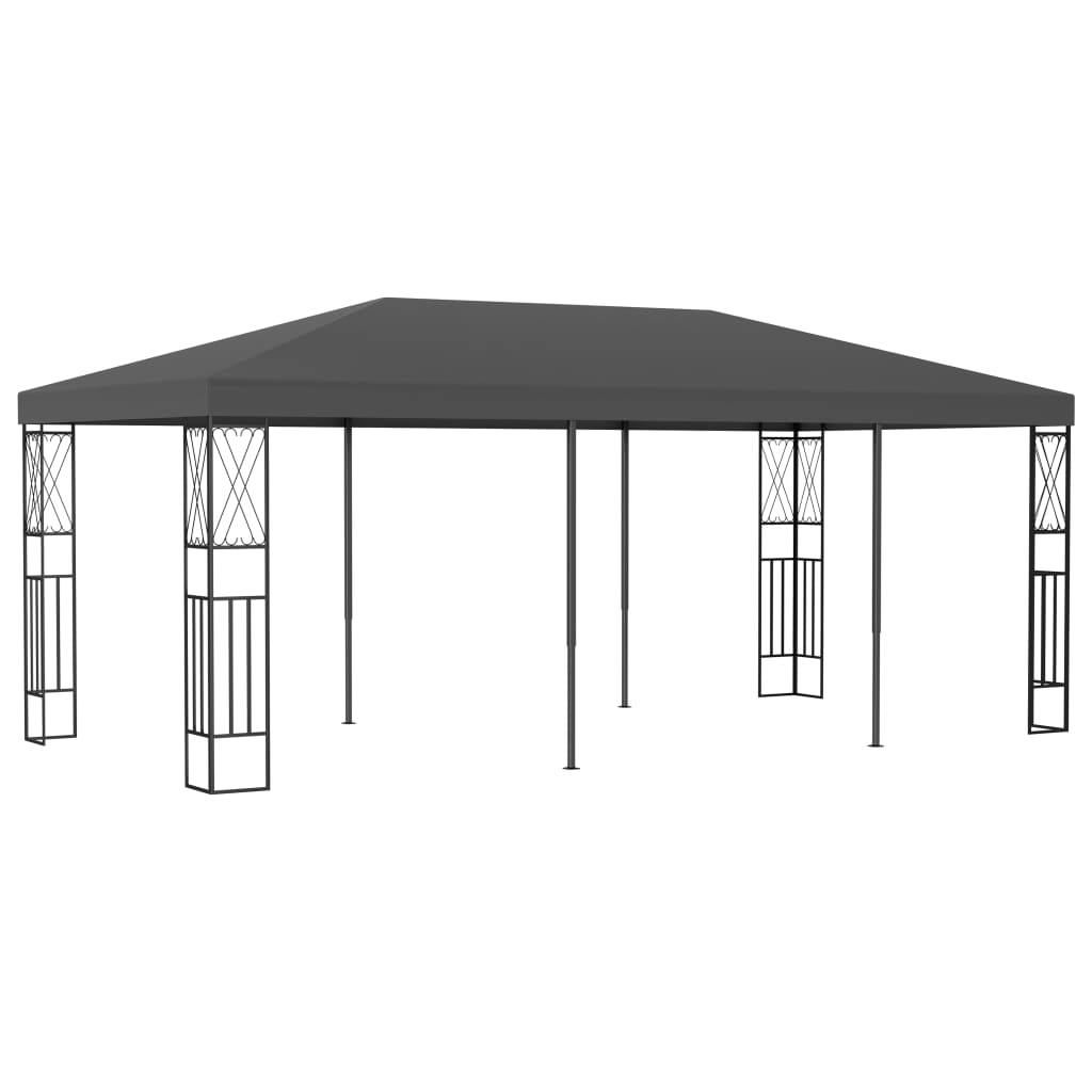 vidaXL Altánok antracitový 3x6 m látkový