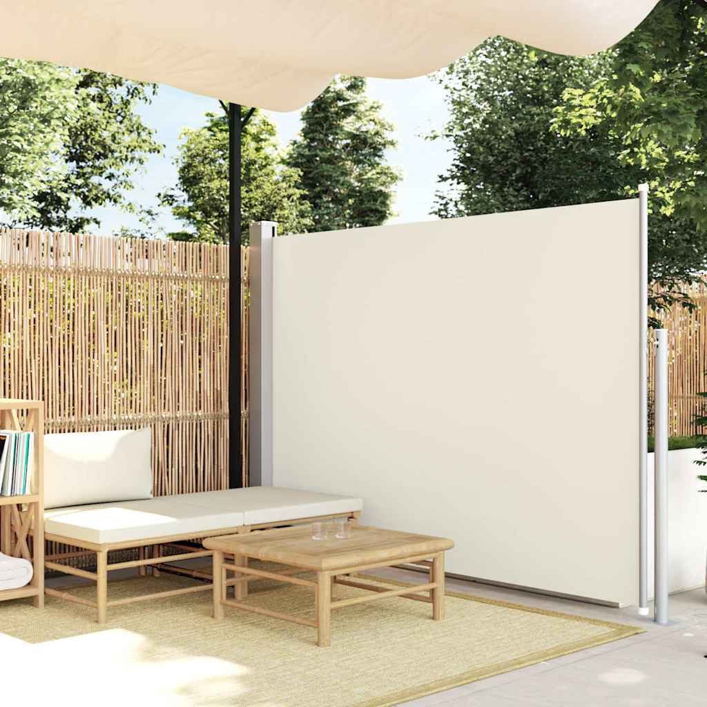 Bočná markíza na terasu/balkón 160x300 cm, krémová