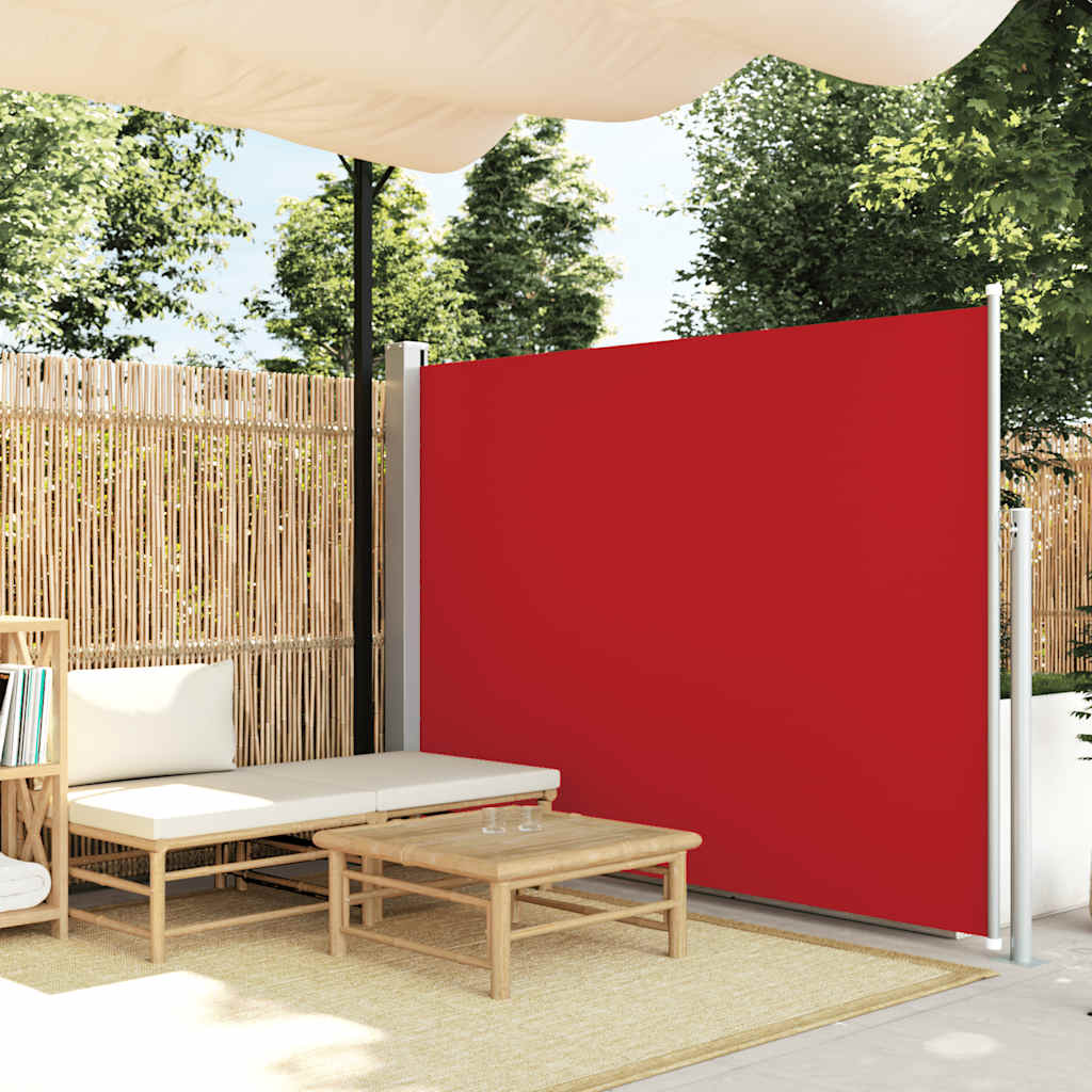 Bočná markíza na terasu/balkón 160x300 cm, červená