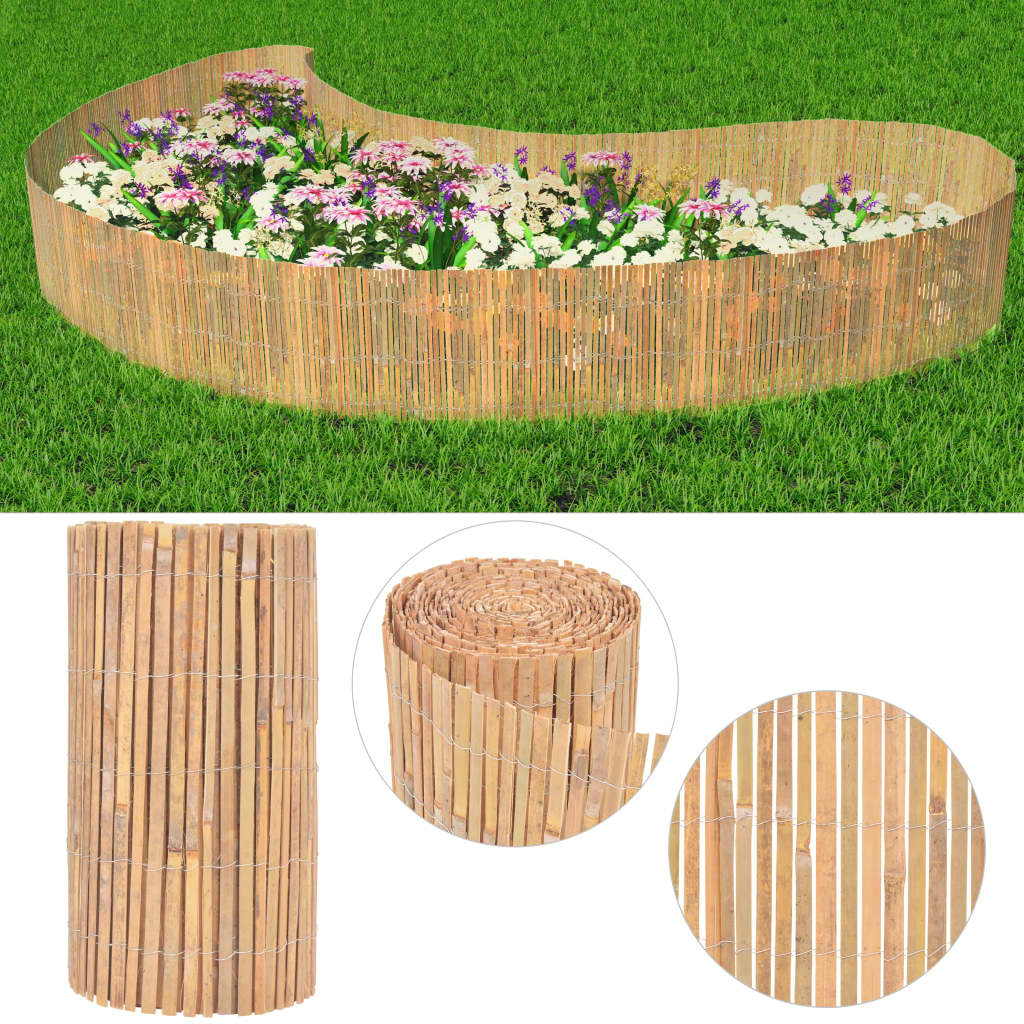 vidaXL Bambusový plot 1000x50 cm