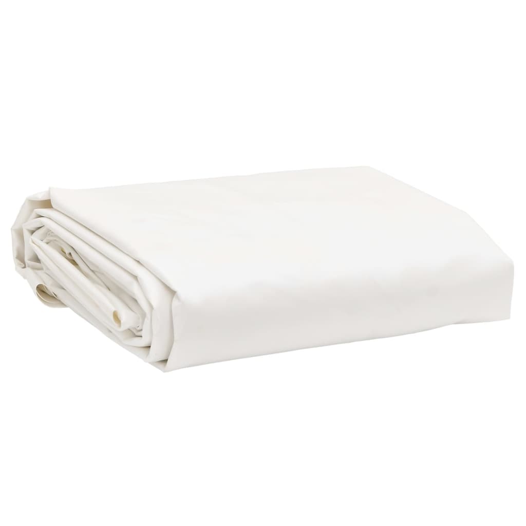 vidaXL Celta biela 5x5 m 650 g/m²
