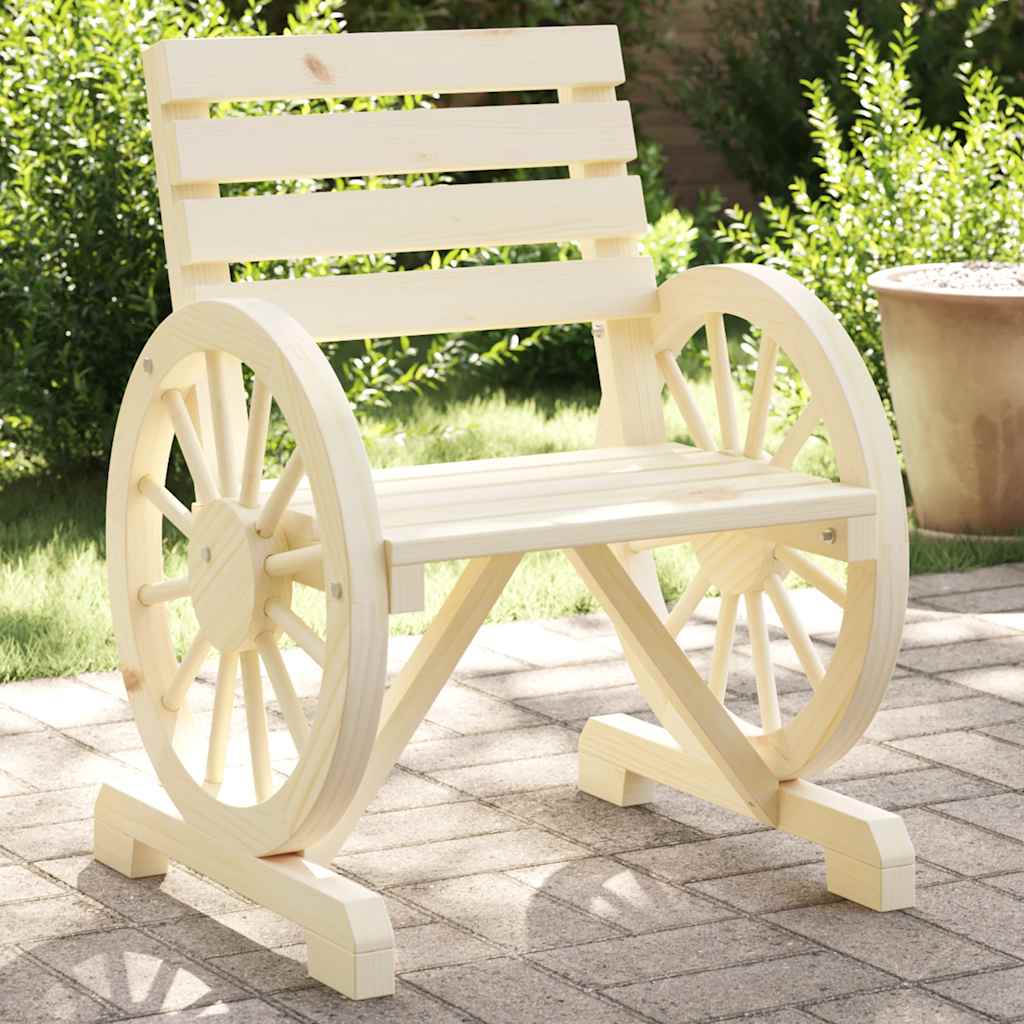 vidaXL Záhradné kreslá 2 ks 58x58x78,5 cm jedľový masív