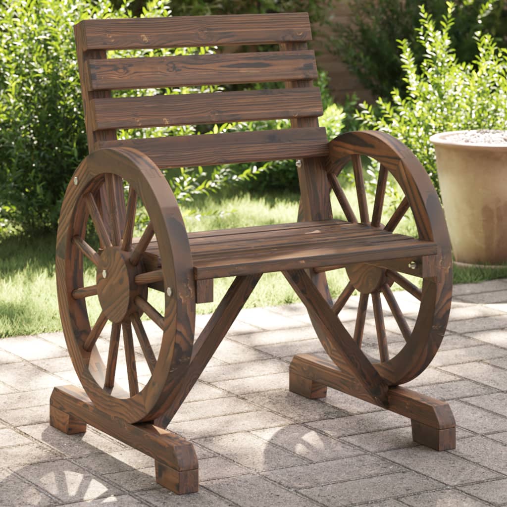 vidaXL Záhradné kreslá 2 ks 58x58x78,5 cm jedľový masív