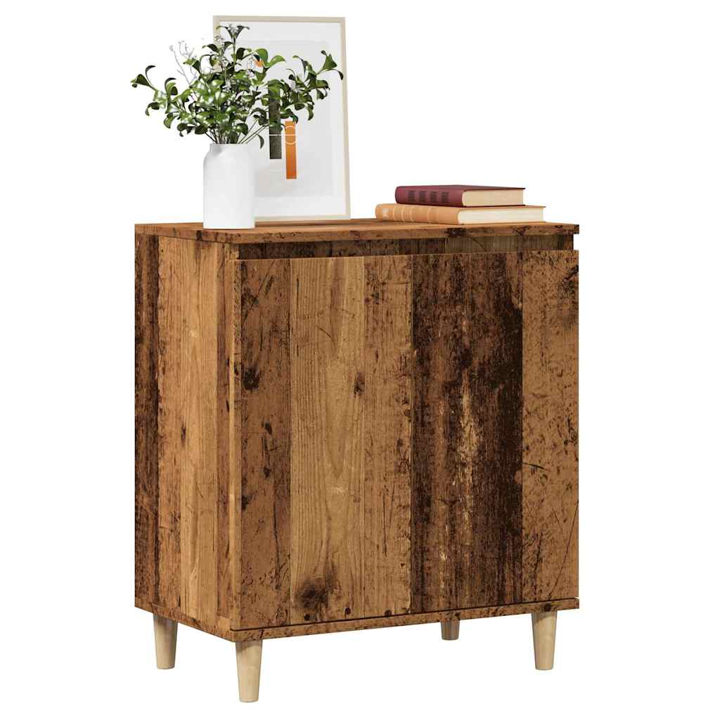 vidaXL Komoda staré drevo 60x35x70 cm spracované drevo