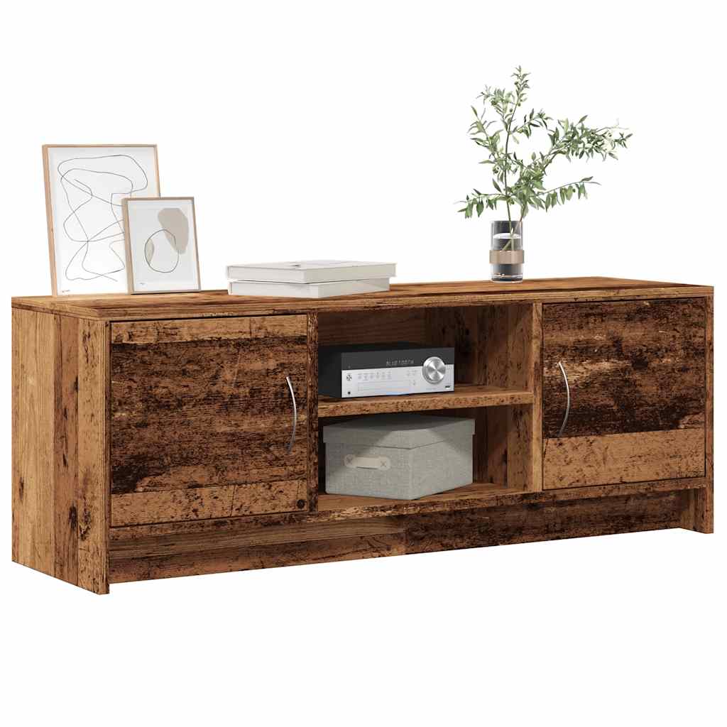 vidaXL TV skrinka staré drevo 102x30x37,5 cm kompozitné drevo