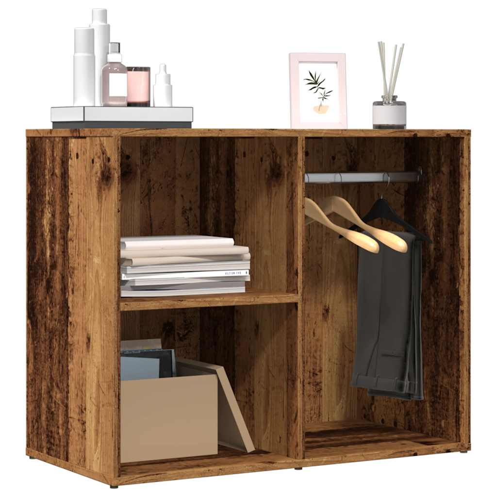 vidaXL šatňa Old Wood 80x40x65 cm Engineered Wood