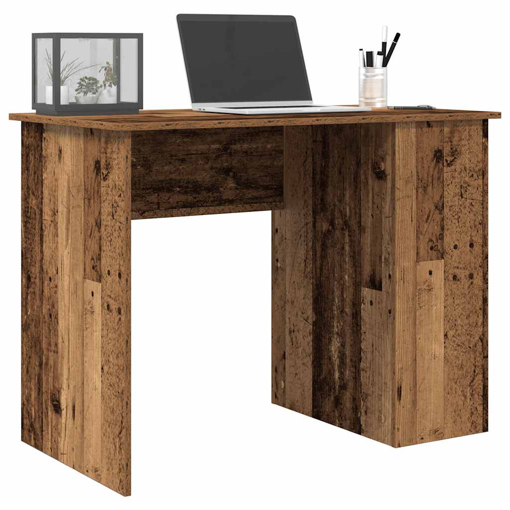 vidaXL Stôl Old Wood 100x55x75 cm Engineered Wood