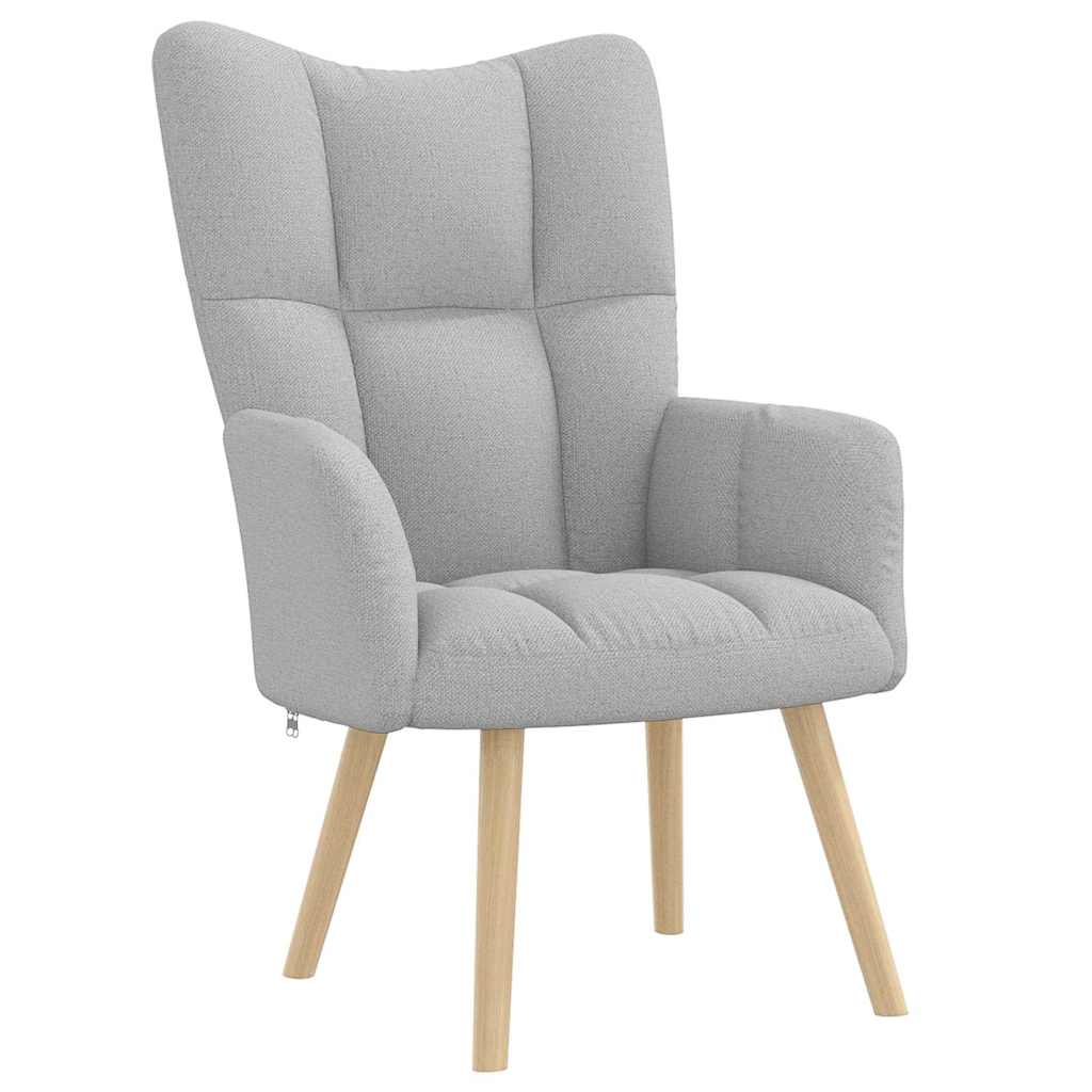 VidaXL Relaxačné kreslo Cloud Grey Fabric