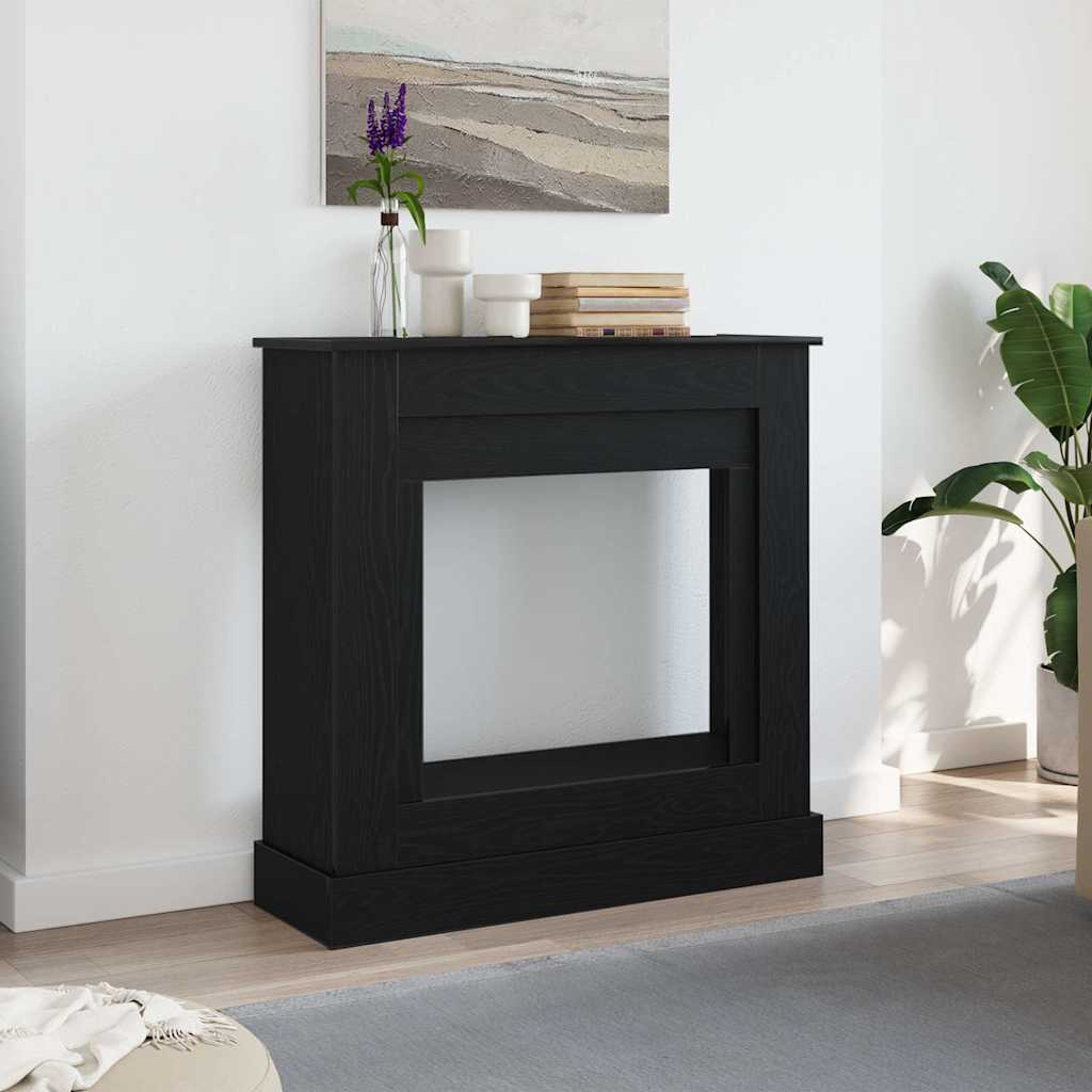 vidaXL Krb Surround Čierny dub 90x30x90 cm Konštruktérske drevo