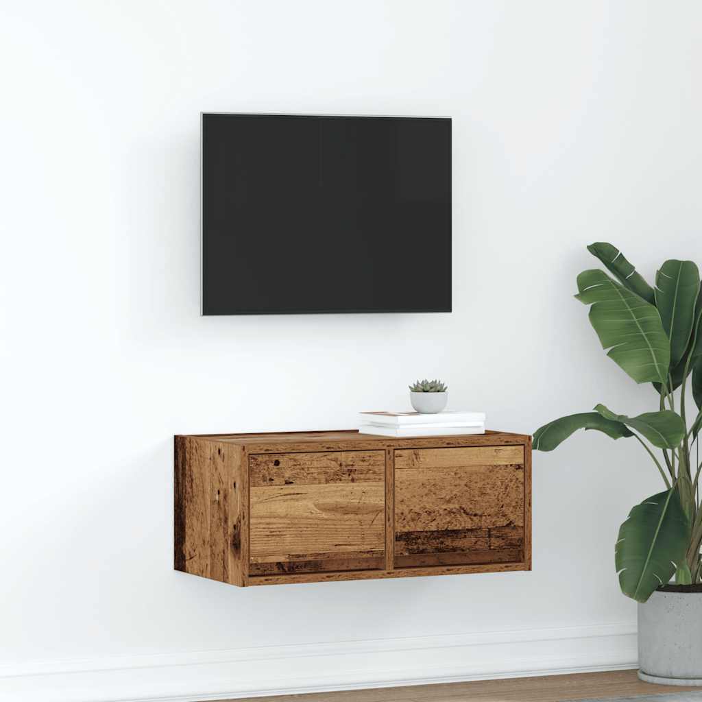 vidaXL TV skrinka, staré drevo 60x31x25,5 cm spracované drevo