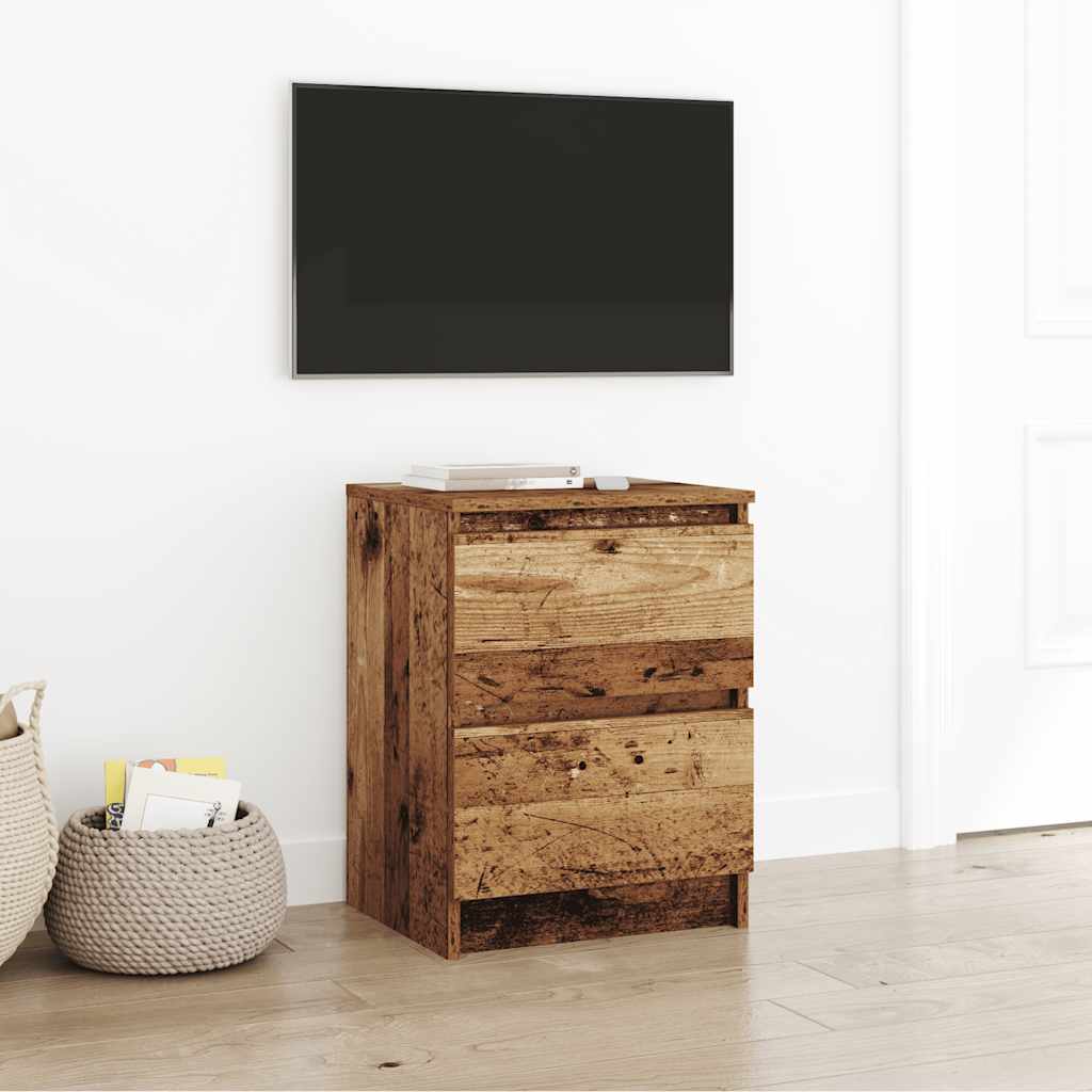vidaXL TV skrinka staré drevo 40x35x54 cm kompozitné drevo